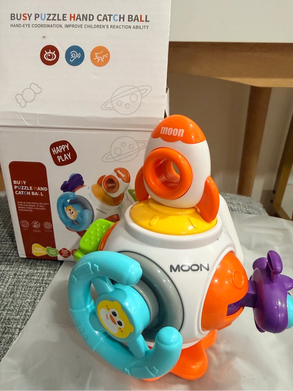 Baby Montessori Sensory Space Rocket toy